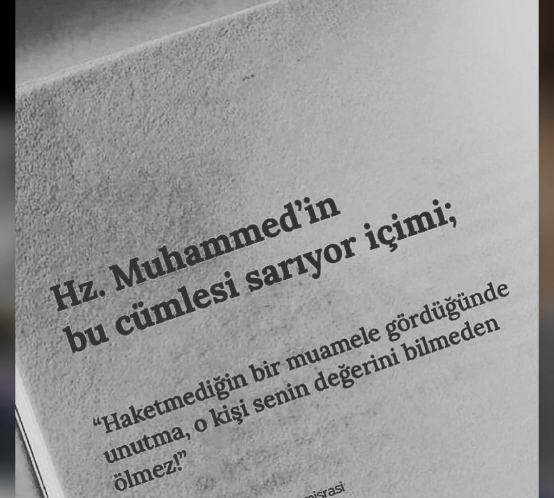 Haketmediğin bir muamele gördüğünde unutma , o kişi senin değerini bilmeden ÖLMEZ !
 HZ.MUHAMMED