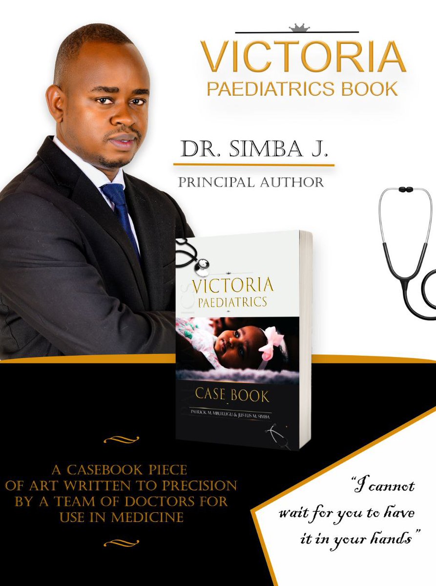JustusSimba's tweet photo. Being one of the authors of Victoria Paediatrics Case Book is such an honour. I cannot wait for you to have this book, and read what we have been working on. To make your pre-order, use this link: https://t.co/iCDZNuRZs0
#VPCBookLaunch @mburugupatrick @Samuel_Mus33 @seth_onsase https://t.co/q4EvsbfeYI