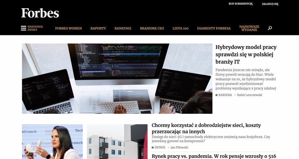 How should the work model in #IT change after the pandemic? Rafal Lenczewski – CEO of Pretius – shared his experience and insights in an article published on the main page of the Polish Forbes. 💡 Check it out here: forbes.pl/kariera/praca-…

#softwaredevelopment #remoteworking