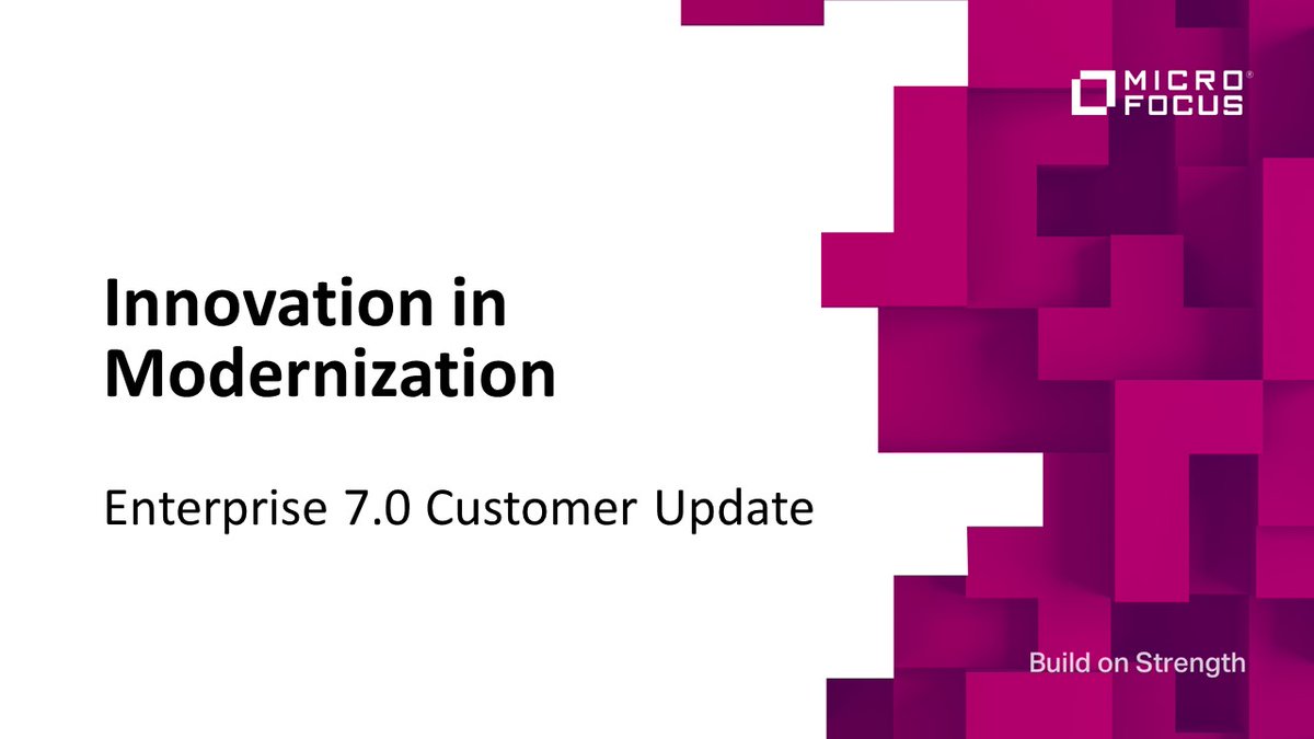 MartaGeorge90's tweet photo. Discover why #MicroFocus’ @MistyMVD believes now is the time to #Modernize your legacy systems and how Enterprise Suite 7.0 can help. More in her latest blog:  https://t.co/Z3NXDUeaPr #TeamMicroFocus https://t.co/CNUmntS2lv