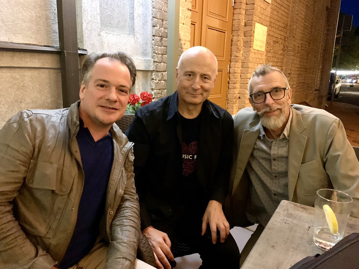 paavo_jarvi's tweet photo. Meeting of friends in Pärnu!! Discussing an upcoming World Premiere flute concerto in @BerlinPhil @EPahud @erkkisven @ParnuMusicFest @EFO_PJ @EFO_PaavoJarvi @BerlinPhilJapan @HarrisonParrott @tonhalle @NHKSO_Tokyo @OrchestreParis @CincySymphony @DKAMbremen @ERSOtweet @postimees https://t.co/wsRY5jvGjV