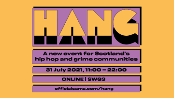PPLUK's tweet photo. 1 week to go until Scotland’s first ever grime &amp; hip-hop music conference ‘HANG’ launches. Brought to you by @OfficialSAMA and @creativescots the event aims to inspire and empower members of Scotland's hip hop and grime communities. Register here: https://t.co/CsFz2Twk91 https://t.co/NdDoWWYW8P
