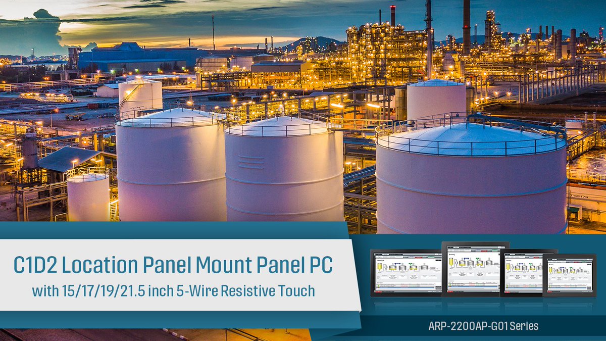 UL Class I Division II Panel Mount Panel PC with 15 inch 5-Wire Resistive Touch for hazardous locations such as oil and gas industry.

aristaipc.com/product.php?la…