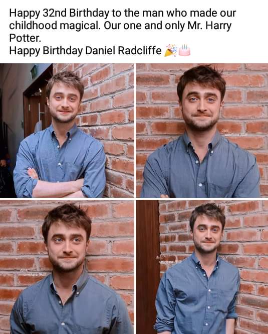 Happy birthday to our Harry Potter  