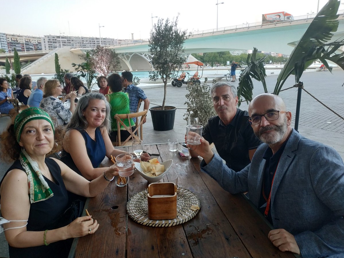 2020EAM's tweet photo. #EAM2021 #SocialEvents #CongressDinner at @Contrapunto_vlc restaurant  in @CACiencies #Valencia   More pictures in @2020EAM #Instagram &amp; #Facebook @EamValencia https://t.co/uN9kGGQ3OR