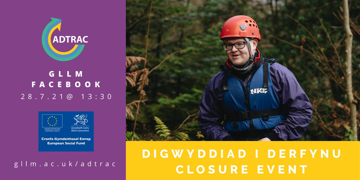 The project which was supported by the European Social Fund through Welsh Government, has now closed. Join us on the 28th July at 13:30 on GLLM’s Facebook Page to find out more about the project’s success. #WEFO