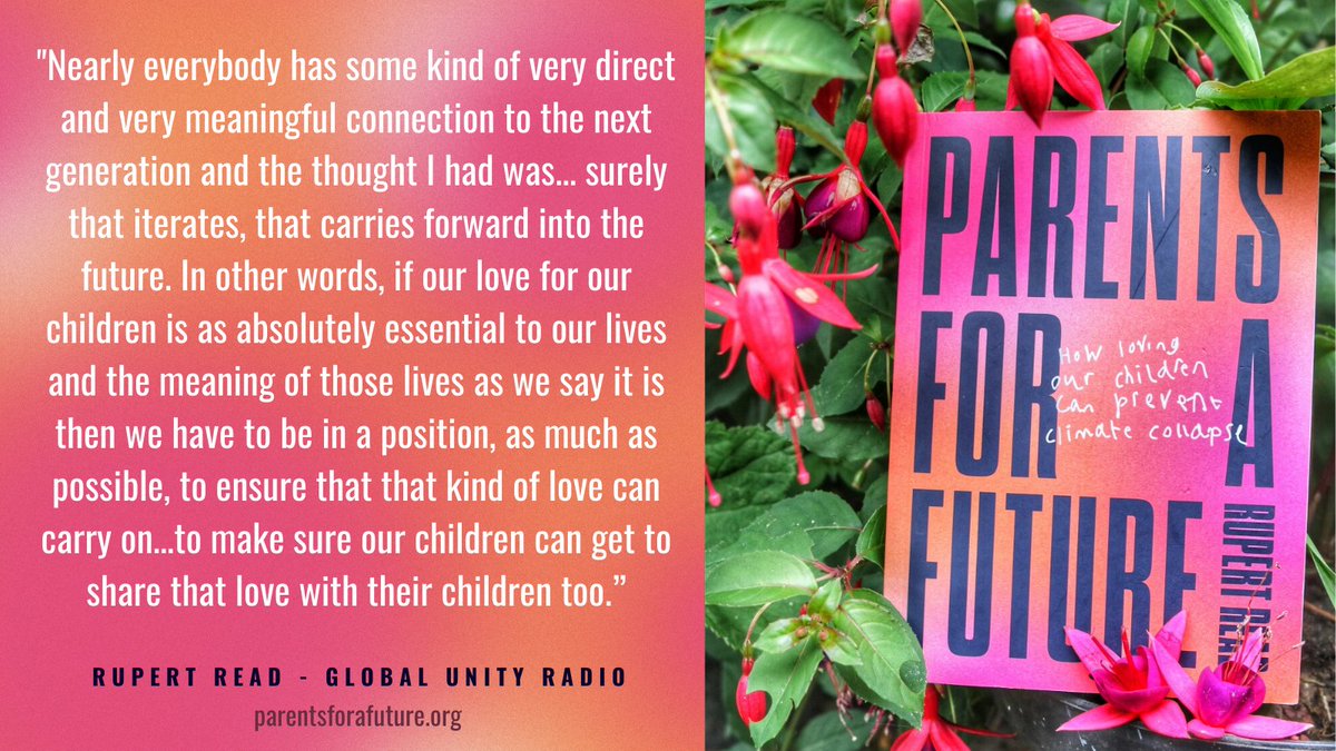 GreenRupertRead's tweet photo. Fantastic to appear on Global Unity Radio with host @elliottbayev. Please have a listen as we talk about Parents for a Future and why I wrote the book followed by some great questions from the audience. #ClimateActionNow #PFAF
https://t.co/1BmPj6js9h https://t.co/lrsEygGDND