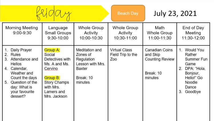 MrsLamers's tweet image. We have such a fun day planned for the last day of Session 1! Tomorrow is Beach Day and we are going on a virtual field trip to the Zoo! We’re going to the zoo, zoo, zoo, how about you? ☀️🐘🦒🦛 🐅🏖#hcdsbspecedsummerlearning