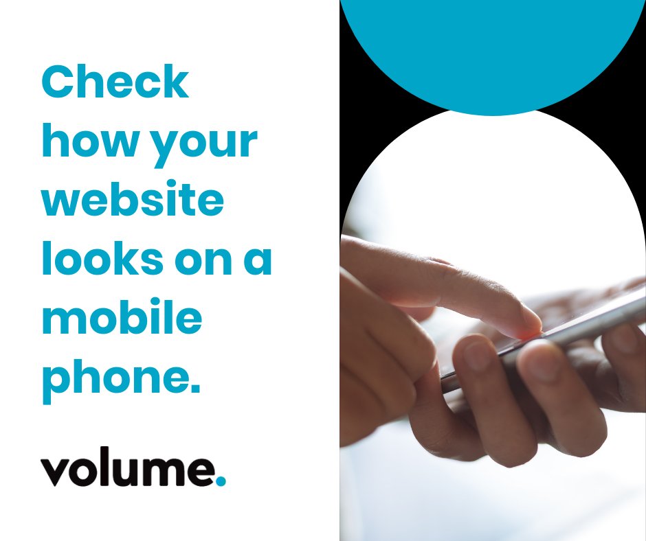 VolumeDesign's tweet photo. It's important that your website looks good both on a PC and on a mobile phone/tablet. 📱 Here's a handy tool we use to check that your site works well on all devices and is easy to navigate! 🧭https://t.co/CCEXPZo4UG

#responsive #webdesign #webdevelopment #digitalmarketing https://t.co/eF1nzaZBBT