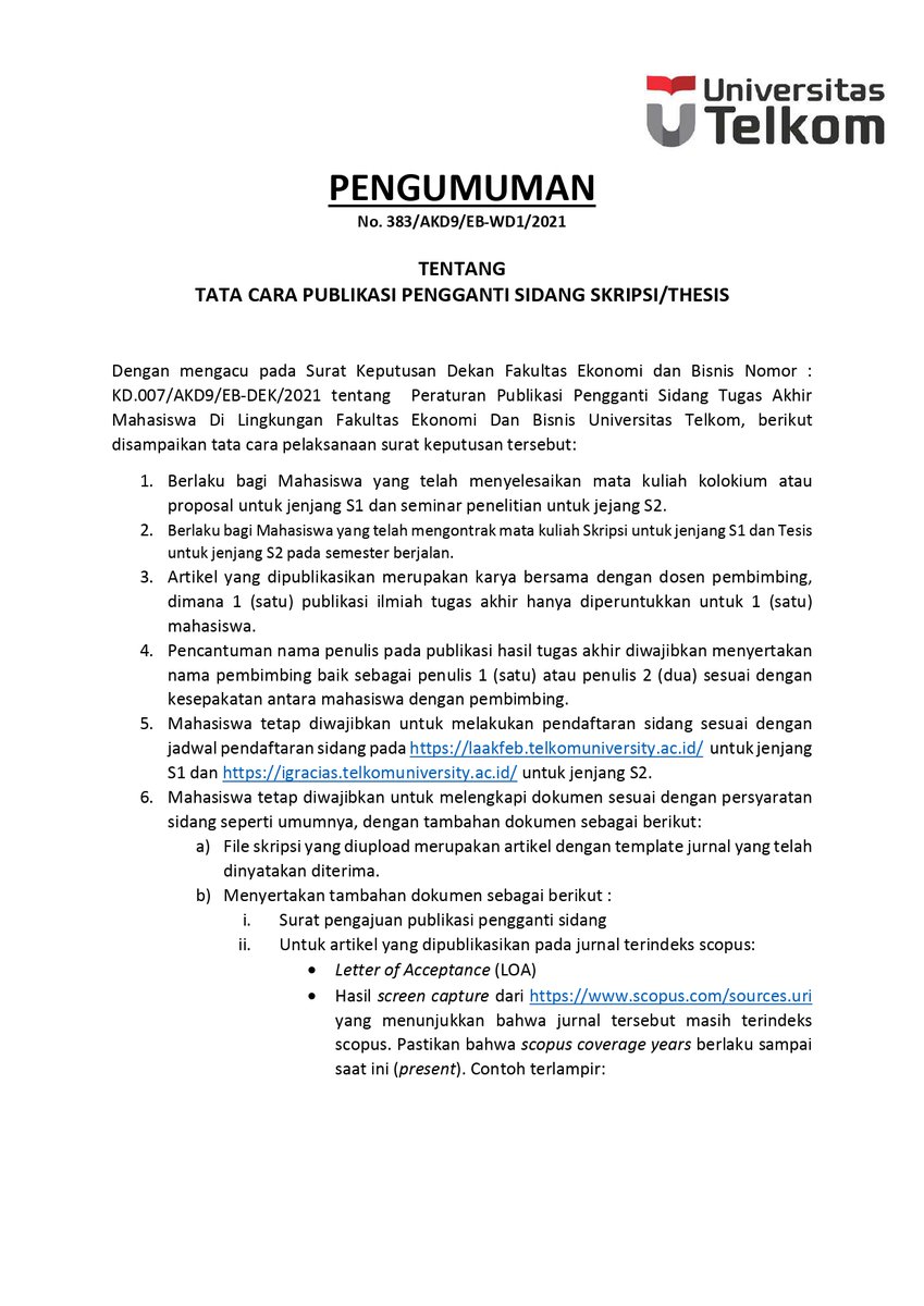 Layanan Akademik FEB tweet media