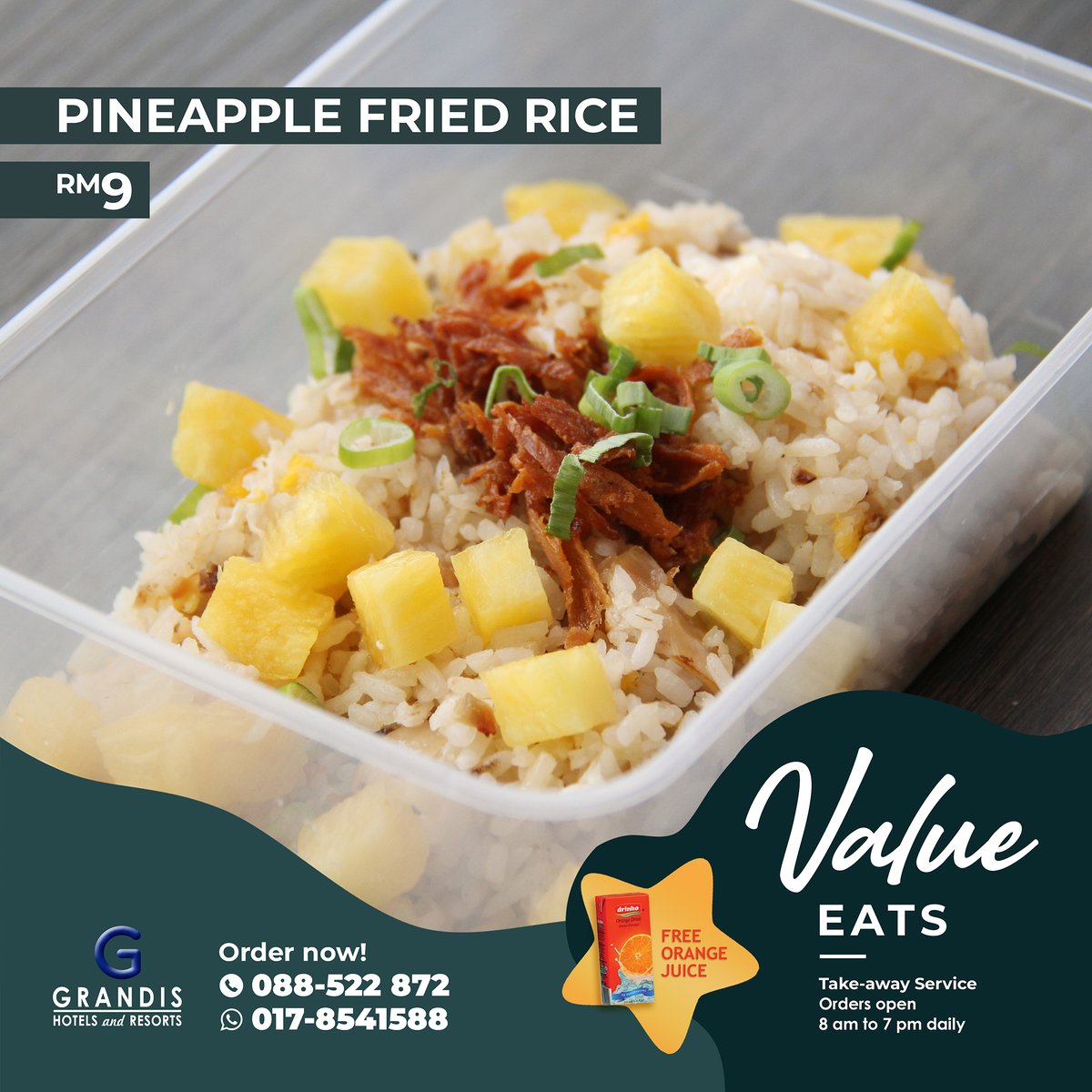 HotelGrandis's tweet photo. Makan mana? ๐ฅด
No fret, just TAPAU! Meals from as low as RM9 with free orange juice box ๐ง
Orders can be done directly from WhatsApp > https://t.co/WRFZjf39lL or from myMK app
#kkcity #kotakinabalu #hellosabah #hotelgrandis #kkfoodie #kkfooddelivery https://t.co/t4Kib5ZsnY