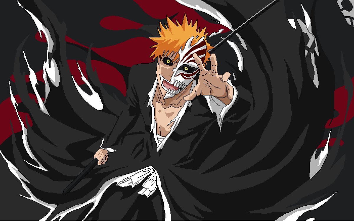 JDMPS1's tweet photo. Eren &amp; Ichigo 

Zoom in 🔍
#AnimePixel https://t.co/F7E3tHqQ2g