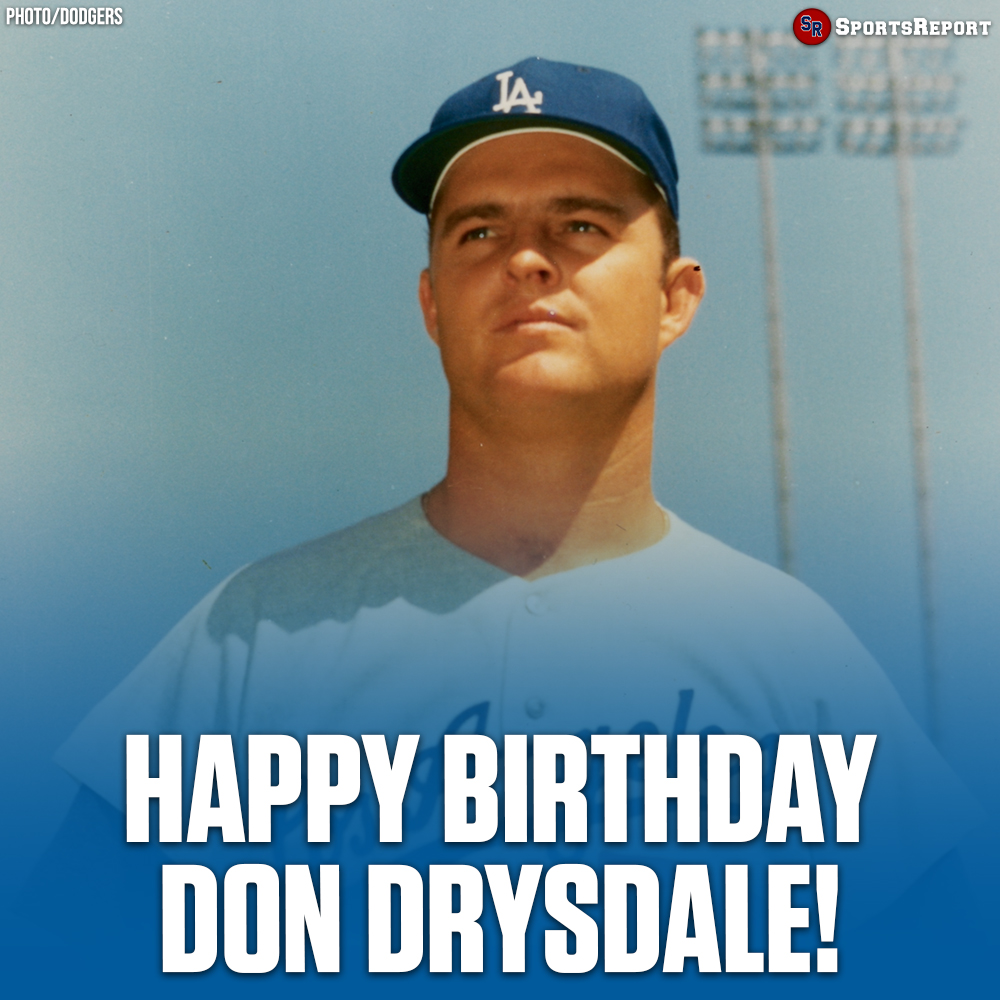 Happy Birthday (forever) to Legend, Don Drysdale! 