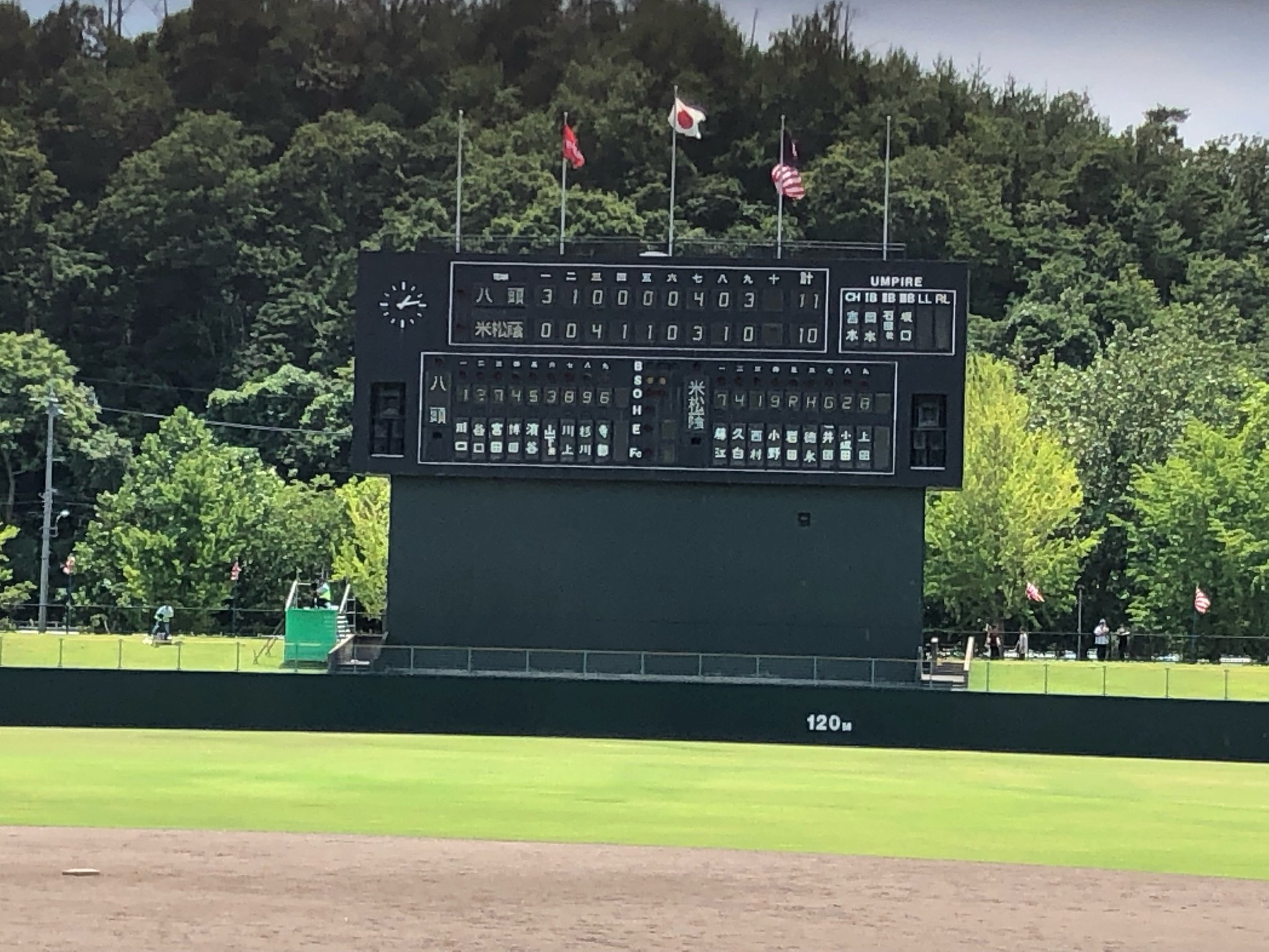 中海テレビ放送 全国高等学校野球選手権鳥取大会第8日目準々決勝 八頭 Vs米子松蔭 は 11対10で八頭高校が勝利しました 高校野球鳥取大会 中海テレビ放送 全国高等学校野球選手権鳥取大会第8日目準々決勝 八頭 Vs米子松蔭 は 11対10で八頭高校が勝利しました 高校野球鳥取大会
