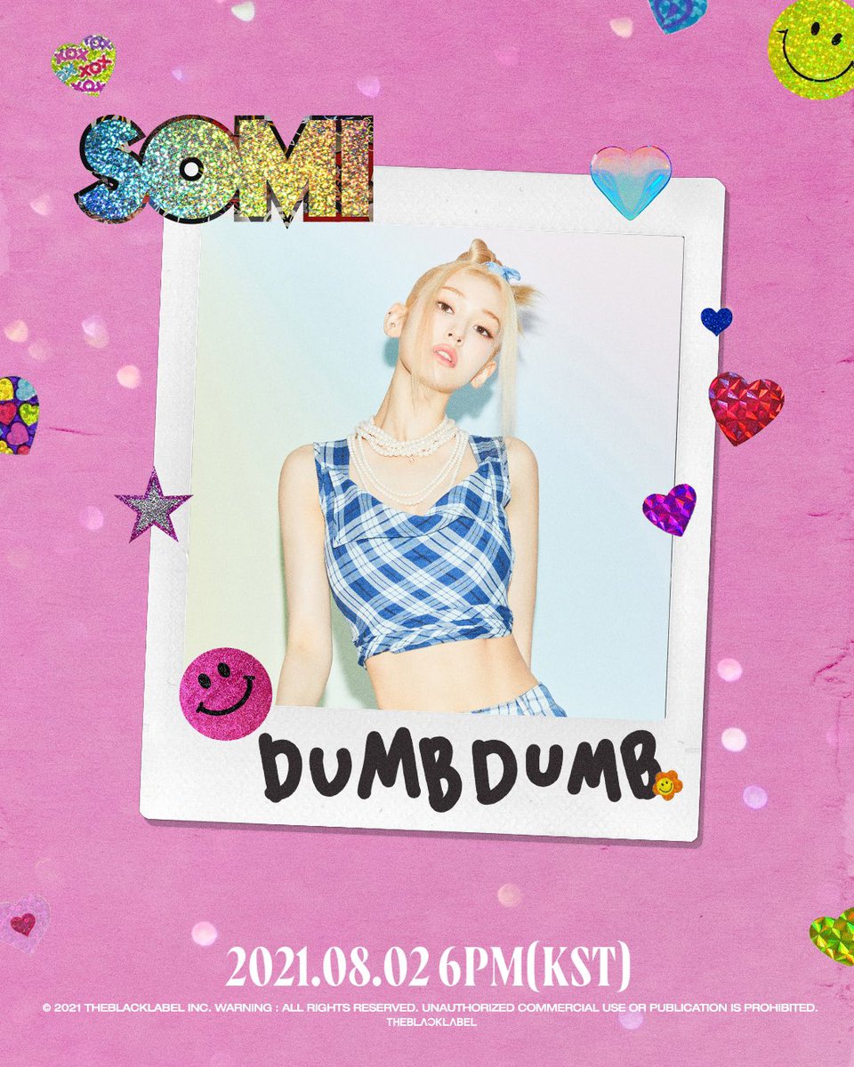 SOMI COMEBACK ☁️
Usemos los siguientes hashtags para celebrar! 
JSM1 IS COMING 
#SummerWSomi 
#DUMBDUMB