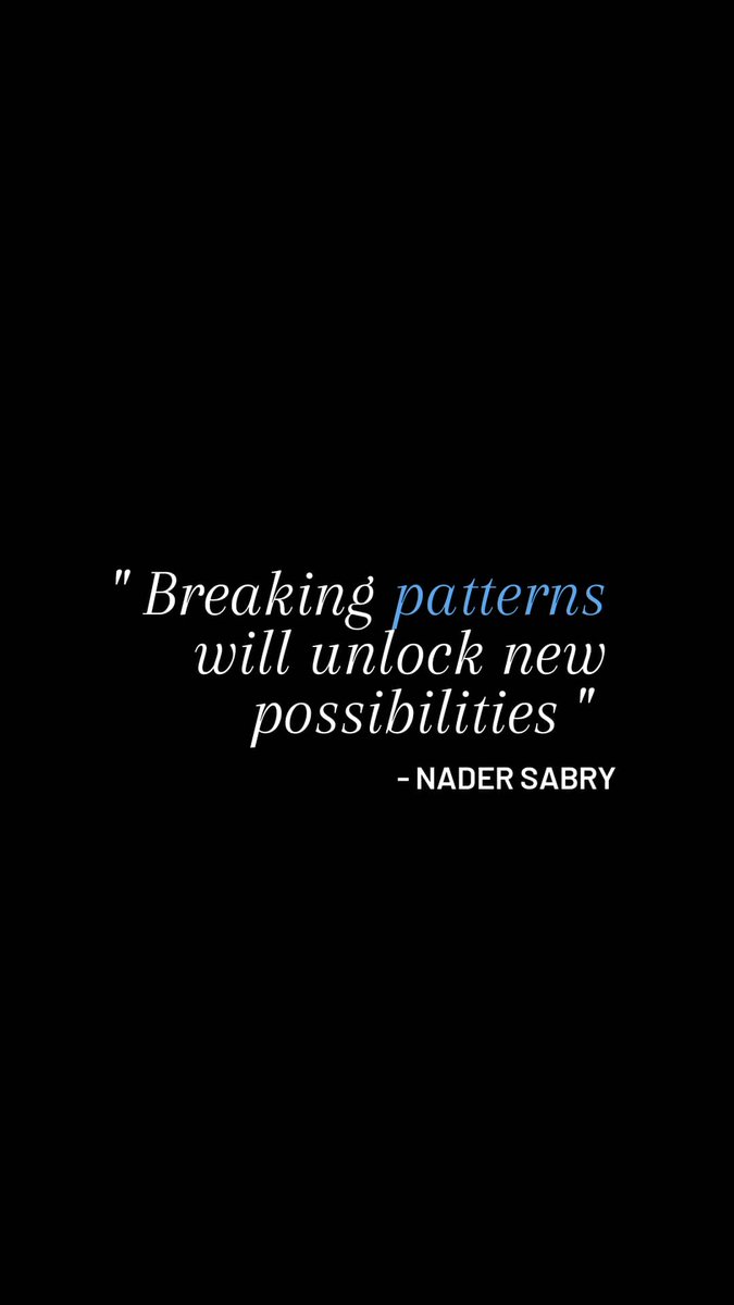 Naddd's tweet photo. Breaking patterns opens new possibilities.
β
COMMENT BELOW
What pattern you planning to break?
#patternseverywhere #patterndesigns #disruptura #patternedtiles #disruptor3 #sewingpattern #algorithmicart #patterntest #patterns #patternpaper #algorithmicsignals #disruptafrica https://t.co/6JPtJr004a