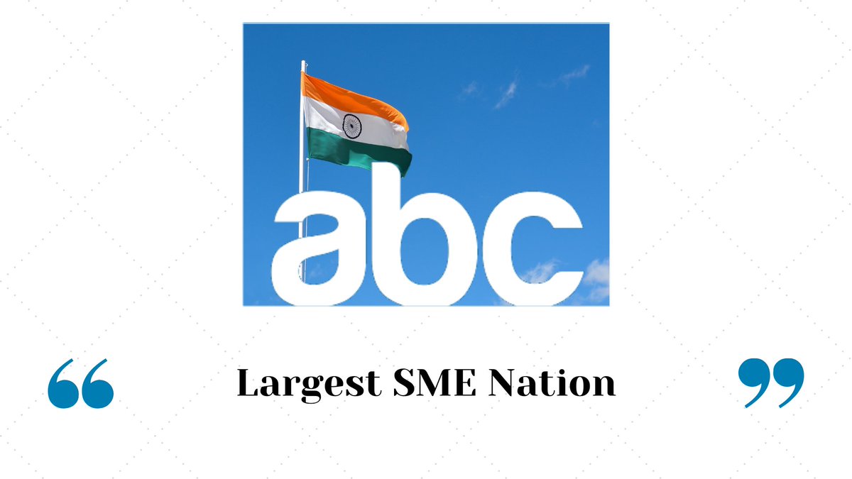 A study said, India, which is home to about 4.88 crore small and medium business's provides employment to 81.16 million individuals and is all set to become the largest SME nation globally.

entrepreneur.com/article/345695