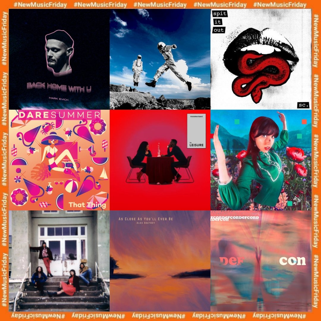 #NewMusicFriday

▪️Mark Evich - back home with u
▪️The Accents - lightspeed
▪️Softcult - spit it out
▪️Dare Summer - that thing
▪️LEISURE - mesmerised
▪️Rosie Alena - the light
▪️The Shivas - if I could choose
▪️Alex Southey - as close as you'll ever be
▪️TEME - DEF CON