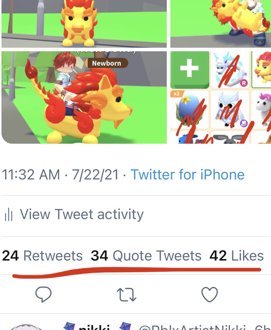 RblxArtistNikki's tweet photo. Ahhh my pet giveaway actually got seen ?? 😭😭 Ty again for everyone who joined! 💓

One lucky person will get a chance at winning a ride guardian lion! Check my pinned for info! The final winner will be picked tomorrow morning! (eastern time) 🦁 #Adoptme #adoptmegiveaways #am https://t.co/tHHBiJtAS7