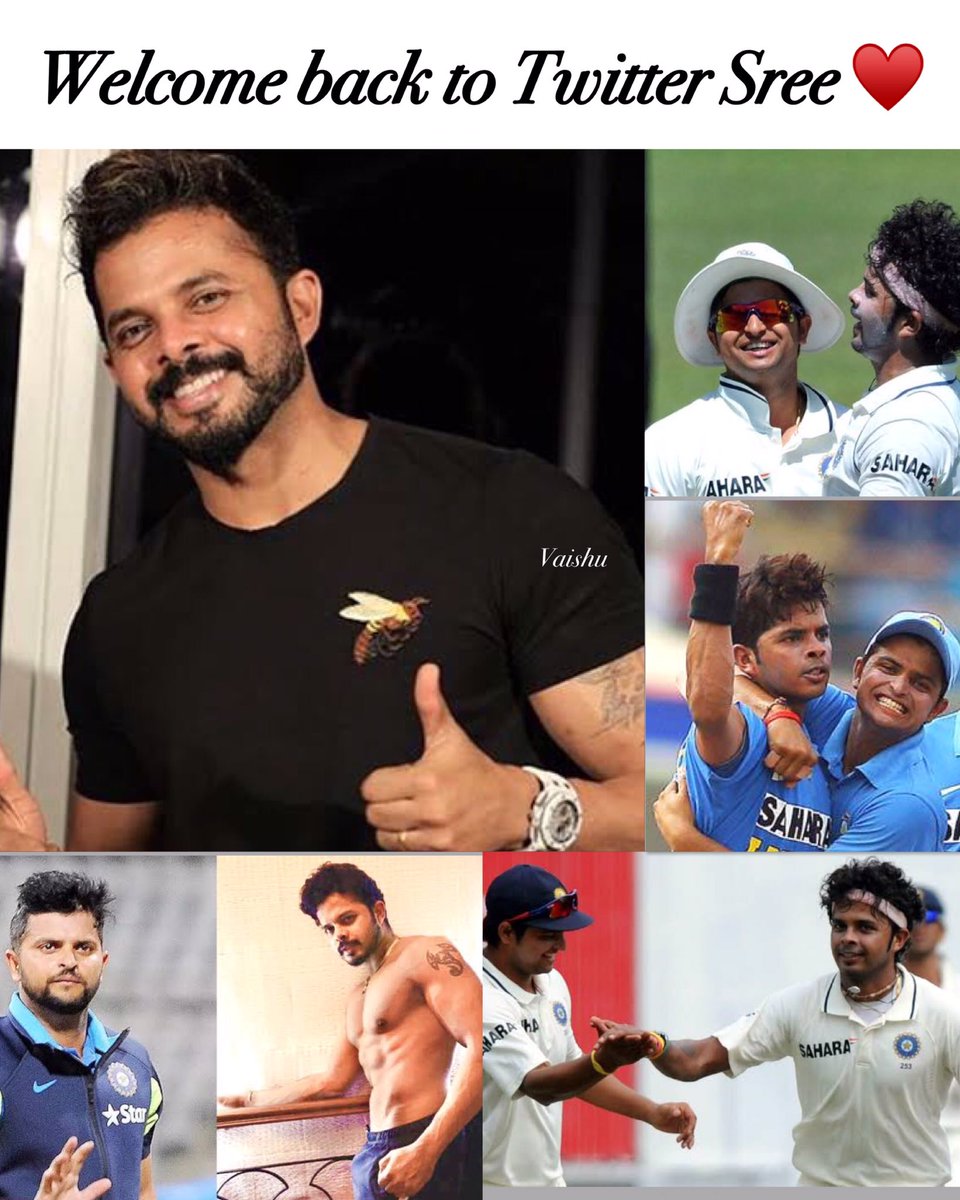 Vaishu_Raina3's tweet photo. Hayyyy Welcome back to Twitter @sreesanth36 ♥️ We missed you a lottt .... please be active more on twitter, much love and Respect to you always 💙

#Sreesanth
#WelcomeBackToTwitter https://t.co/ebcnhkAvRv