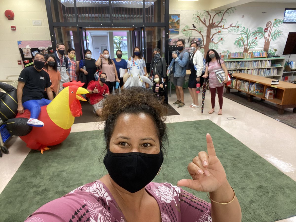 Hboteilho's tweet photo. At Keonepoko Elementary we show care for our new teachers by hosting an orientation to prepare them for this upcoming school year. #TeamKEO @keonepoko_elem  @KKPCA1 https://t.co/OHnwyas4h1