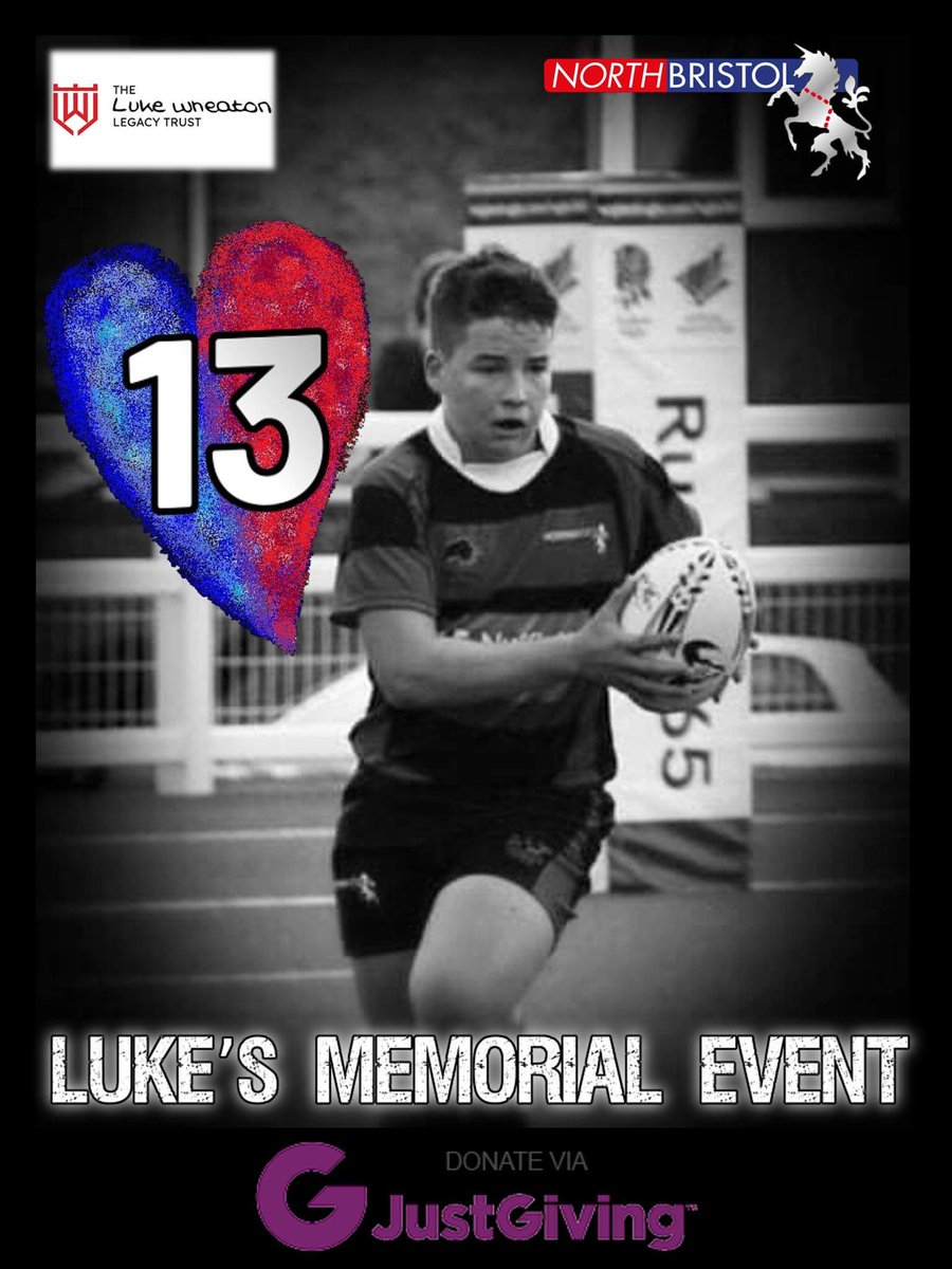 NBRFC's tweet photo. 💙❤1️⃣3️⃣❤💙
𝗟𝘂𝗸𝗲 𝗪𝗵𝗲𝗮𝘁𝗼𝗻

Today we host a memorial event for Luke Wheaton, who sadly lost his life in the tragic accident in Avonmouth in 2020 

We would love it if you could please RT &amp; donate towards his legacy trust via the below link

https://t.co/WZo1459kCI https://t.co/lIYgpooB4J