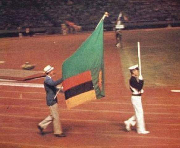1964- Tokyo, Japan. Zambia entered the Olympic Games as one country when the opening ceremony was held, and left as another when the closing ceremony was held.
@TilkaPaljk