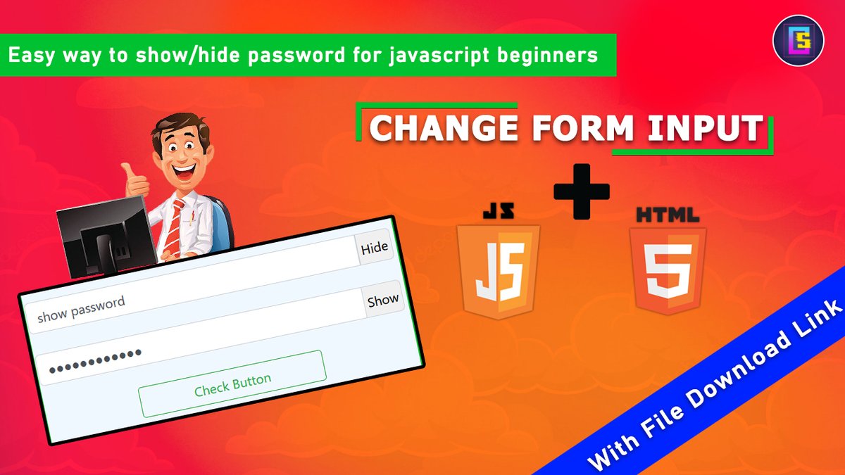 codingstudio_38's tweet image. How to show and hide password in a web page using javascript ??
youtube.com/watch?v=kaSaKq…
#codingstudio #javascript #programming #coding #trend #trending #technology #lifestyle #html #trendingvideos #trendreels #webdeveloper #latestupdates #updates #aducation @codingstudio_38