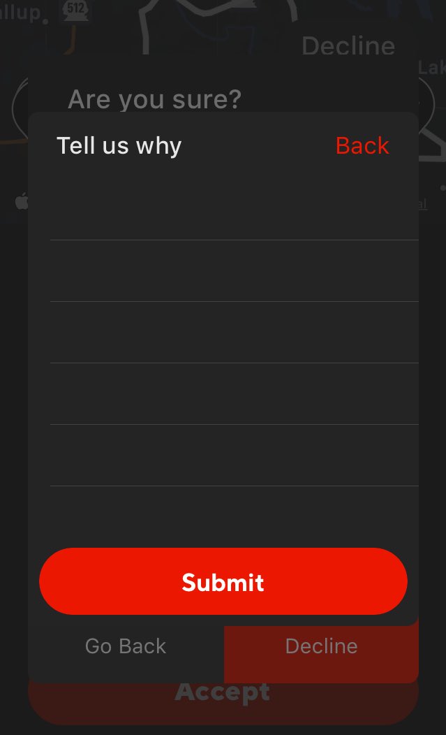 paulajaey's tweet photo. @DoorDashDrivers This ever happen to another Dasher? I’ve been trying everything to make it work again but haven’t been able to decline any orders for a week and just have to wait for it to time out 🙄 #doordash https://t.co/Cc71AfC9u9