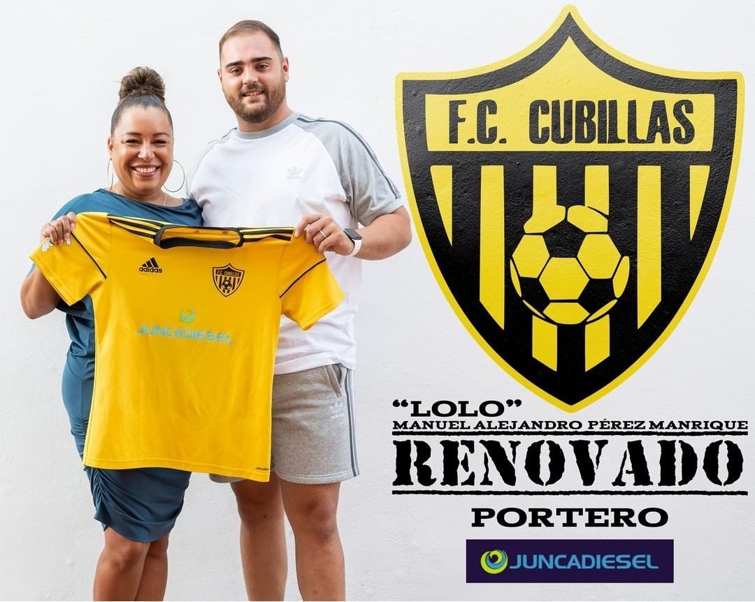 Armakhis's tweet photo. #DHS2 #FCcubillas
El Cubillas comienza a andar con la renovación de su míster @javi_vilaseca, el portero Lolo, el Mediapunta @moigomez10 y el delantero Piru.
#Temporada2021 https://t.co/KpVKOKZM3c