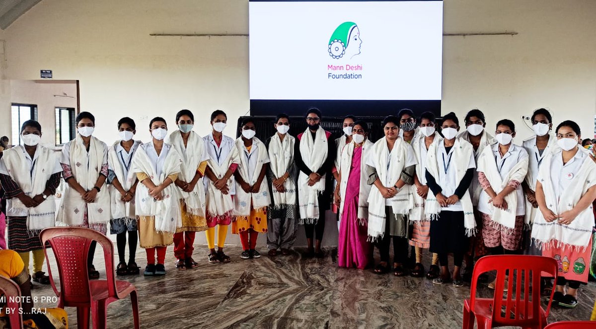 MannDeshiOrg's tweet photo. 8000+ rural women of Mann taluka have been vaccinated at #MannDeshi's #COVID19 Vaccination Drive organised in collaboration with #BelAirHospital & the support from @dasra.
Our goal is to reach 12000 women.
With each vaccine, we'll fight back together!💪
@chetnavsinha #Maharashtra https://t.co/RSpOx0qxvl