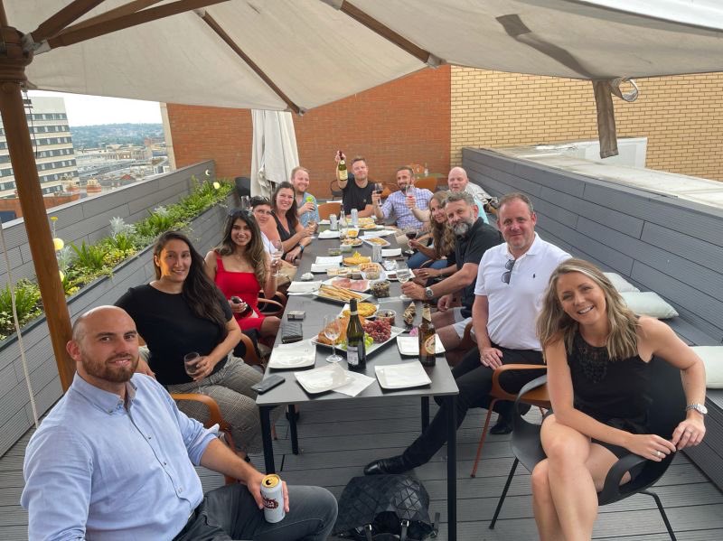 anew_consulting's tweet image. Room at the top 👀 
Thank you for having us #QuadrantAI for a spot of Cheese! 🧀🍷