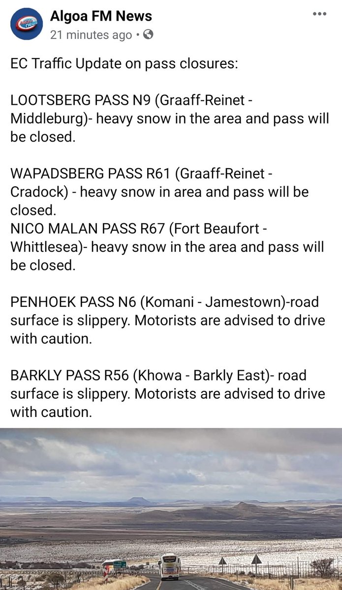 AlgoaFMNews's tweet photo. #ECTraffic update https://t.co/3uIjUcJhuC