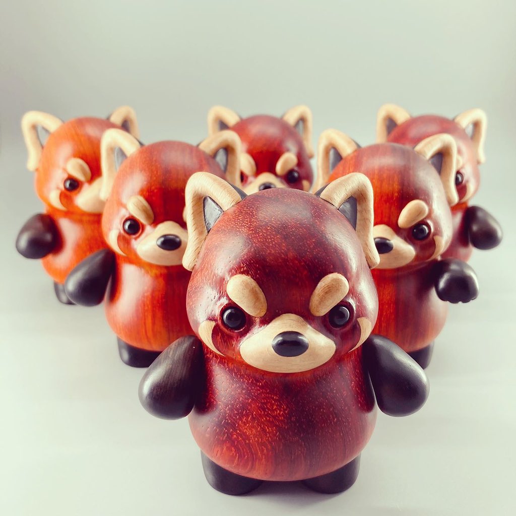 CraftFoxes on Twitter "RT ShujingMa The red panda has finished. 