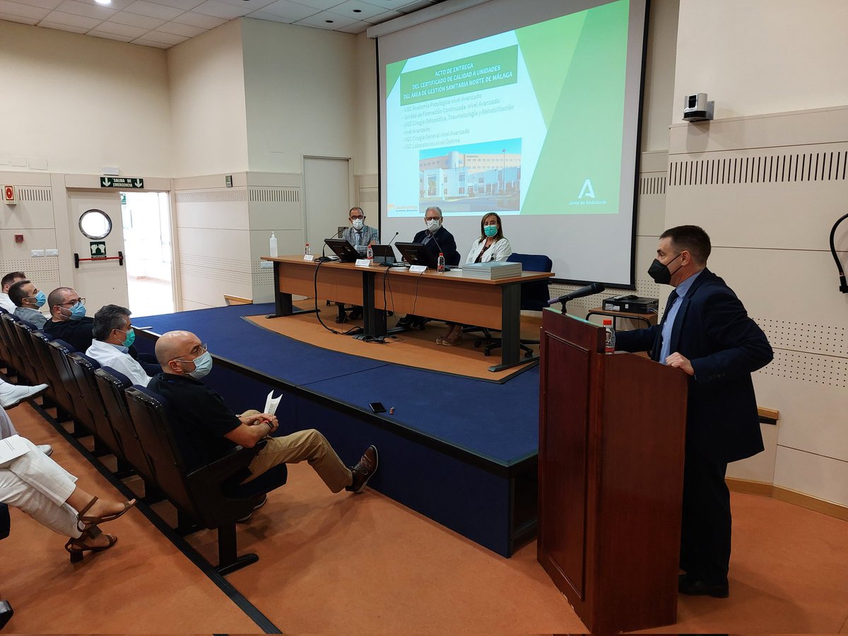 📰"Cinco unidades del Área de Gestión Sanitaria Norte de Málaga consiguen la certificación de calidad" 
<a href="/SaludNorteMalag/">Salud Norte Málaga</a> <a href="/saludand/">Consejería de Sanidad, Presidencia y Emergencias</a> @miguelangelguru 
👇🏻
juntadeandalucia.es/agenciadecalid…