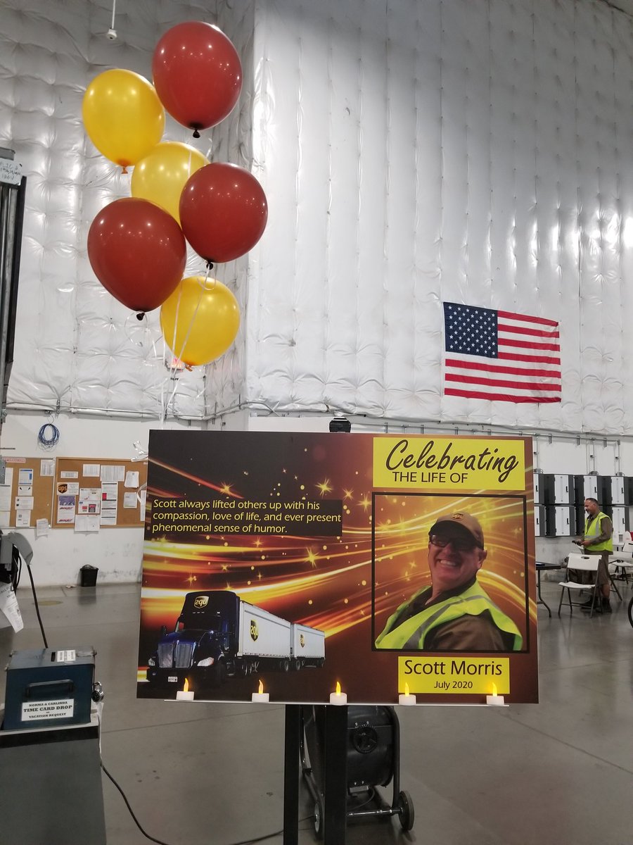 UPS AZ Feeder Recognition (@azfeederrec) on Twitter photo <a href="/AzFeederRec/">UPS AZ Feeder Recognition</a> Sadly, a year ago today we lost one of our fellow Drivers, Scott Morris. Scott always lifted others up with his compassion, love of life, and ever present phenomenal sense of humor. #GoneNotForgotten
<a href="/ronweav/">Ron Weaver</a> <a href="/Phx1ddg/">Dave</a> <a href="/PartidaSr/">Adan Partida Sr.</a> @beckyb_ups <a href="/AzFeederRec/">UPS AZ Feeder Recognition</a> Sadly, a year ago today we lost one of our fellow Drivers, Scott Morris. Scott always lifted others up with his compassion, love of life, and ever present phenomenal sense of humor. #GoneNotForgotten
<a href="/ronweav/">Ron Weaver</a> <a href="/Phx1ddg/">Dave</a> <a href="/PartidaSr/">Adan Partida Sr.</a> @beckyb_ups