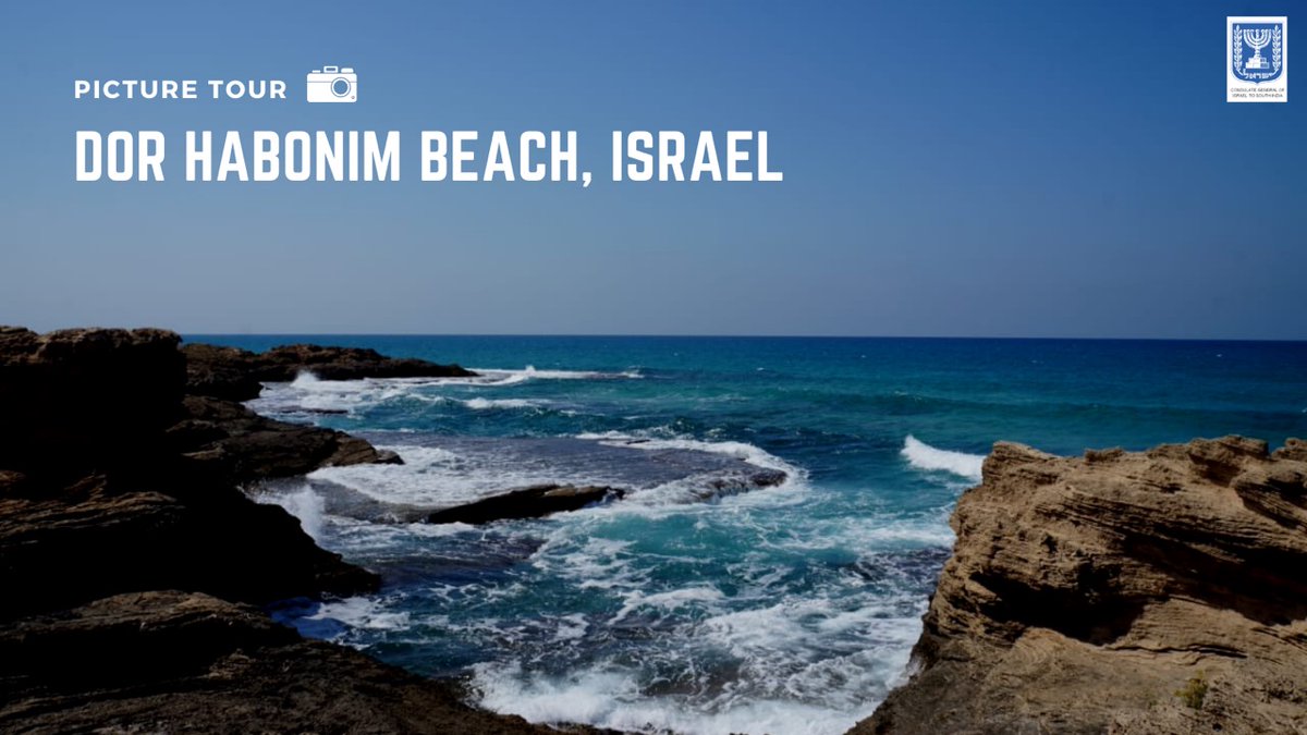 IsraelBangalore's tweet photo. #PictureTour - The Dor HaBonim Beach is one of the most eye pleasing & picturesque beaches in Israel. It is said to have rocky inlets & hills as a result of wind & wave sculpting, making it perfect for a walk alongside stunning photographic views. https://t.co/7q1vapTqNr