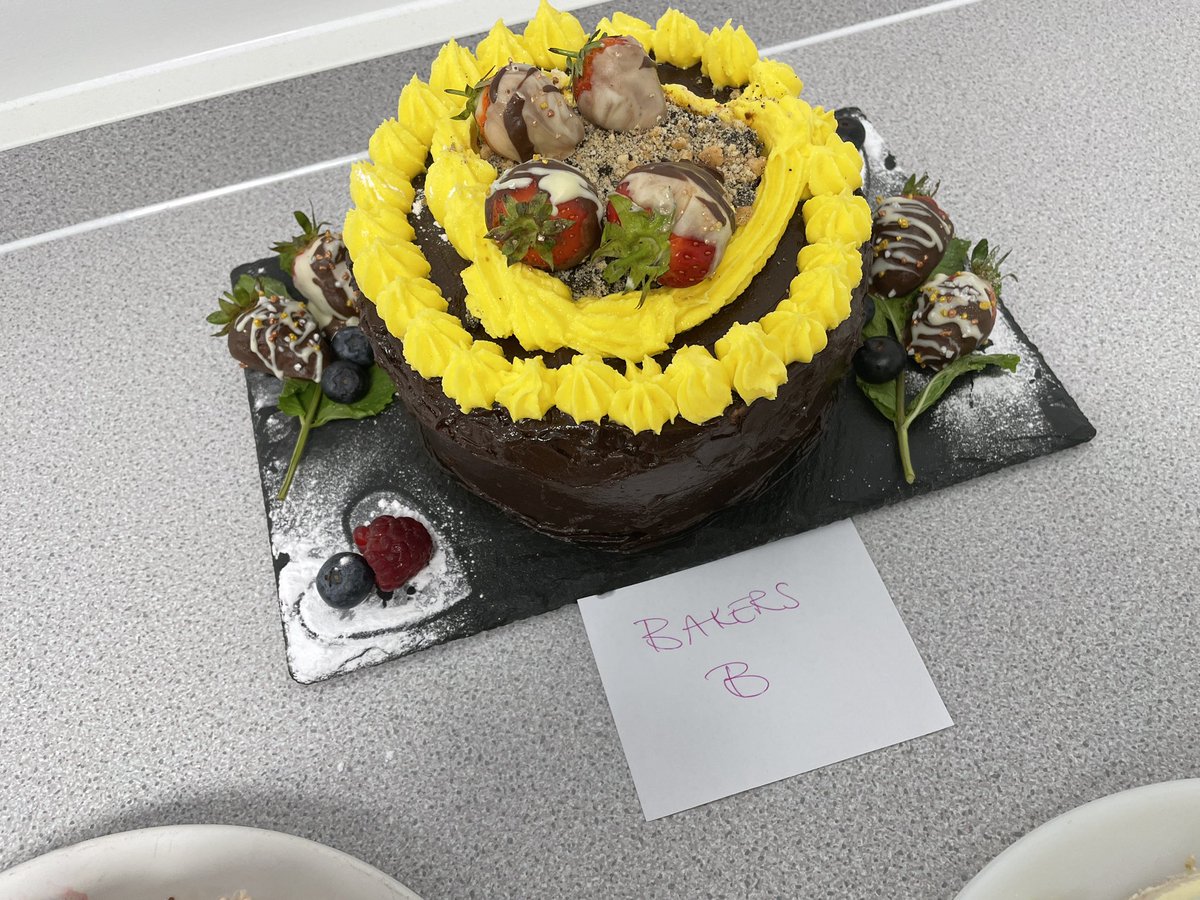 What a success!! Our bakers <a href="/ChiswickSchool/">Chiswick School</a> were amazing!! Drip cakes, rainbow cakes and a gender reveal cake were made for the showstopper round! Fab skills - ganache, colouring, piping, creaming. ‘Tough job’ for our staff judges 😉 well done everyone! #ambitiousandproud