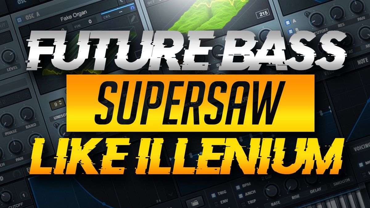 Hey Guys, 
New Video is Out!! 
Link - youtu.be/9A2gsabceQ8
#illenium #Futurebass #musicproduction