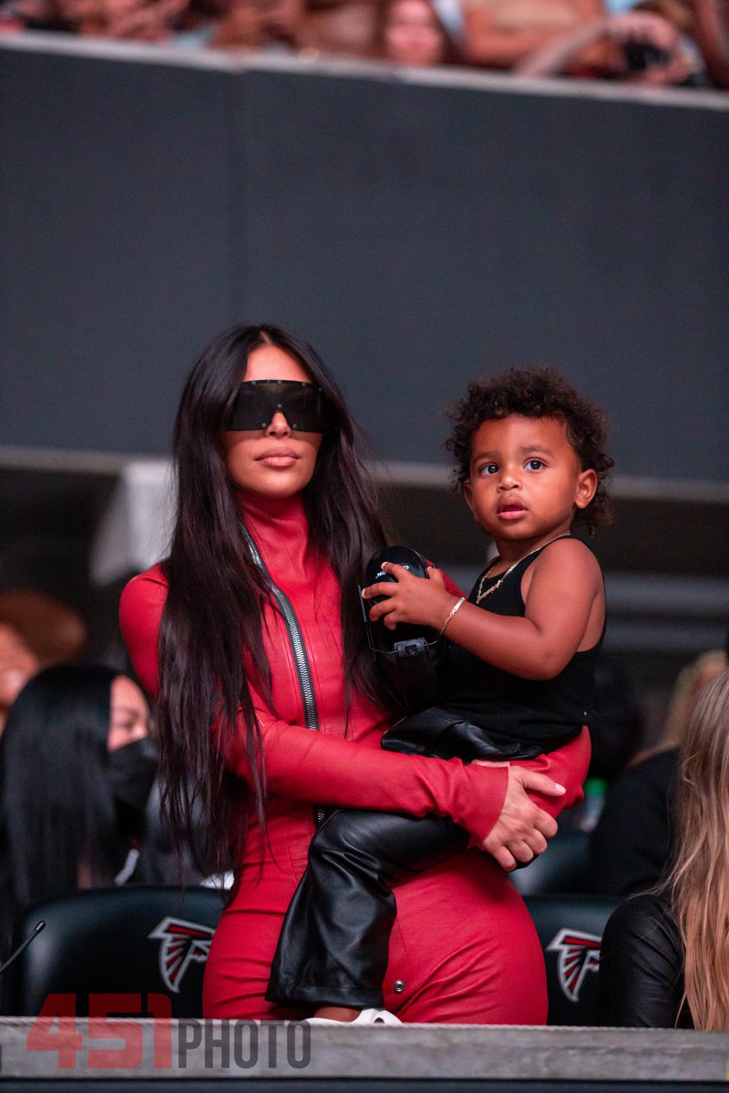 spotted <a href="/KimKardashian/">Kim Kardashian</a> at the <a href="/kanyewest/">ye</a> #DONDA  release party. DM for use. Full album avail.