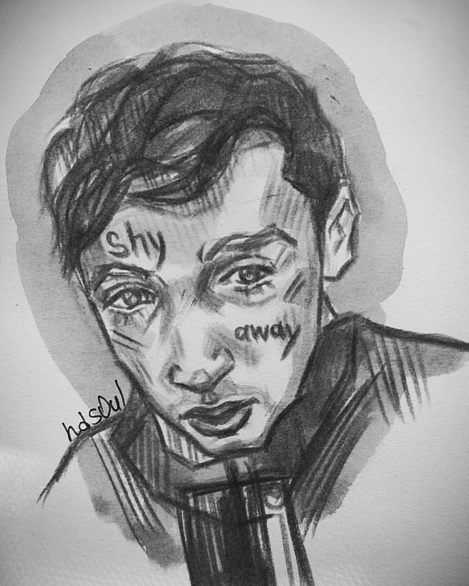 _hds0ul_'s tweet photo. oh i drew tyler, i love " shy away "
@tylerrjoseph @joshuadun @twentyonepilots @artbytheclique @skeletonclique #cliqueart #twentyonepilotsenhechossabado #twentyonepilots #TylerJoseph https://t.co/zSqUCocY3i