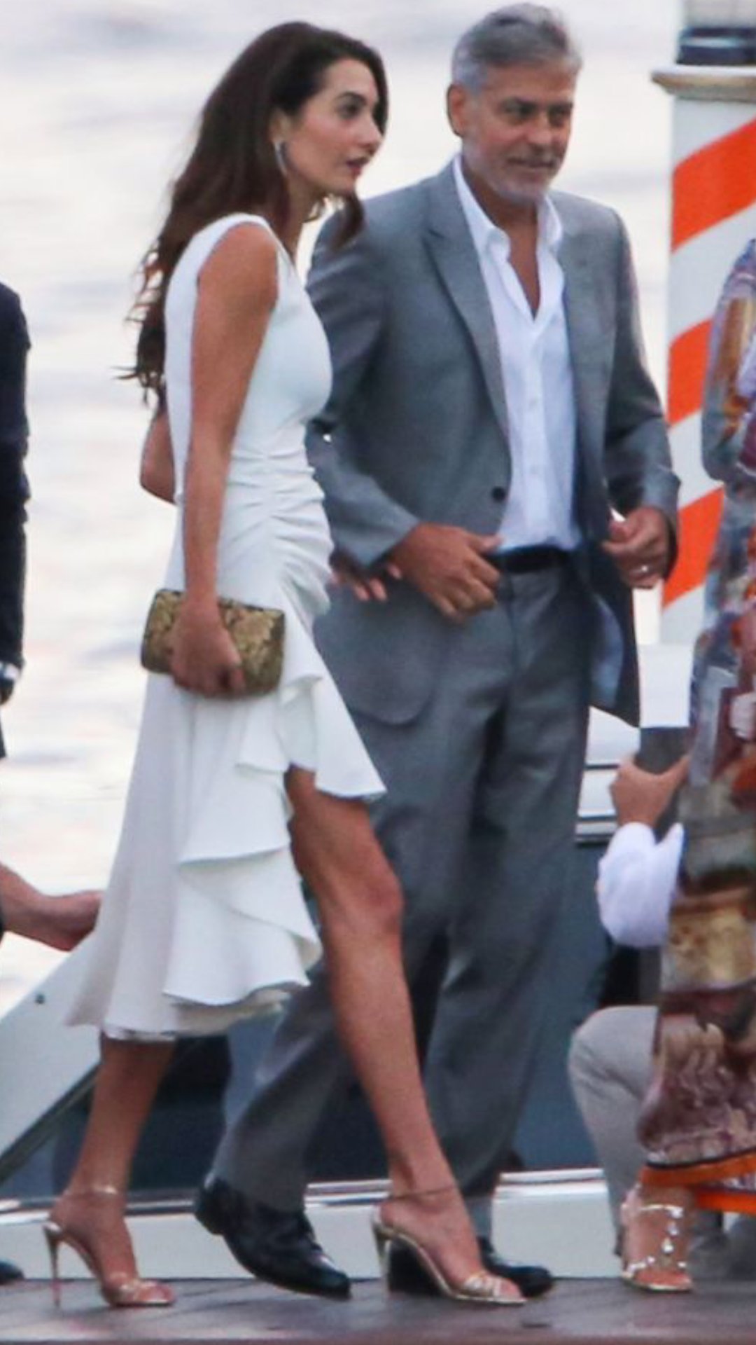 Amal Clooney Style on Twitter: "Amal and George Clooney were headed to