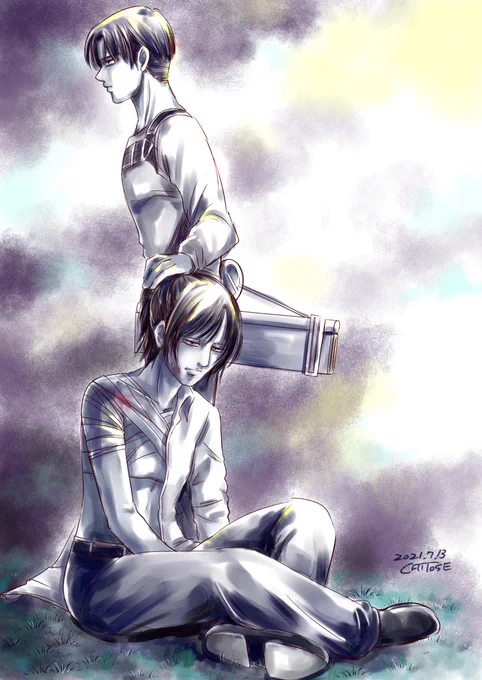#イケメンに描けたハンジを見せるしこれを見た人も見せる
カッコイイの描けないのであまりない(>_<) 