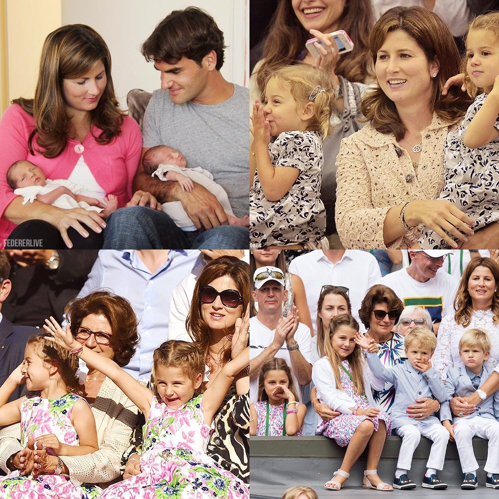 Roger Federer\s girls Myla and Charlene turn 12 today Happy birthday 