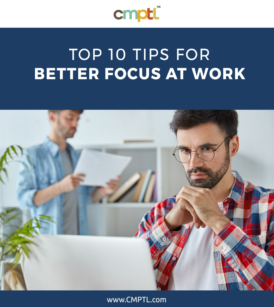 CMPTL's tweet image. Top 10 Tips for Better FOCUS at Work !!  

One of the biggest challenges for employees is to figure out how to stay focused when hundred other things are happening around them.

For details:
tinyurl.com/2mmwawcm

#focus #tips #productivity #ideas #work #cmptl
