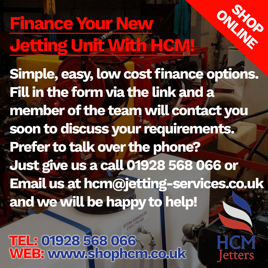 hcmjetters's tweet photo. Finance Your New Jetting Unit With HCM.
Simple, easy low cost finance options available!
Contact us here: https://t.co/gsC4BGdB1u 
#HCM #Finance #Jets #drain #professional #engineers #shoponline #buynow https://t.co/uJxNuFnYFn