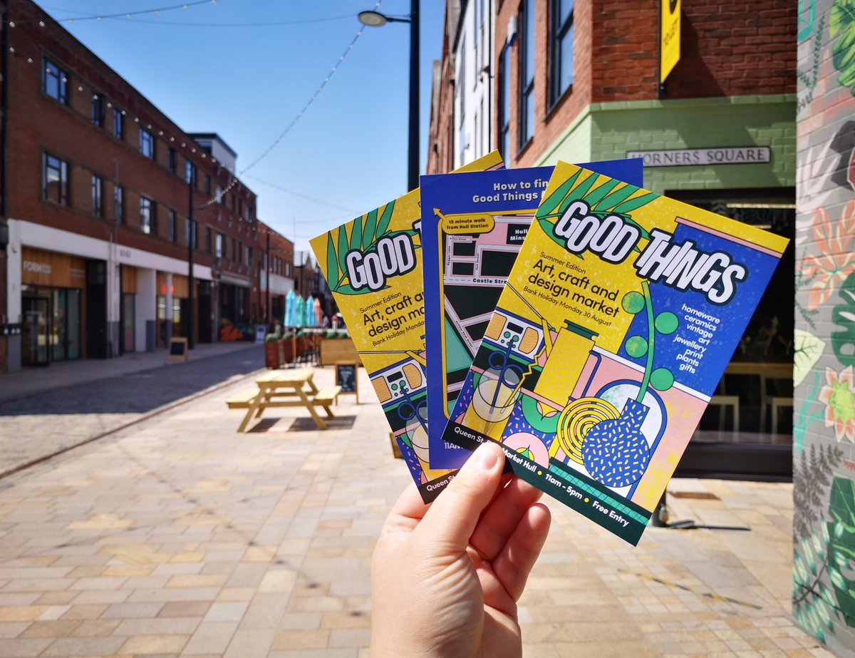 FruitMarketHull's tweet photo. Our friends at Good Things are busy sharing details of all the amazing traders lined-up ready for market day on Bank Holiday Monday (30th August).

Give @goodthingsmarket a follow over on Insta and keep up to date ...

Good Things art, craft and design market 
30 August, 11-5pm https://t.co/y6JSZHs2om