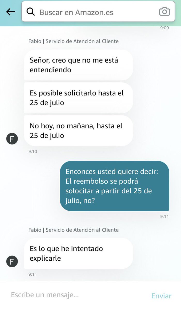 Hola <a href="/amazon/">Amazon</a> No sé si el problema es mío o de Fabio 🤯🤯🤯