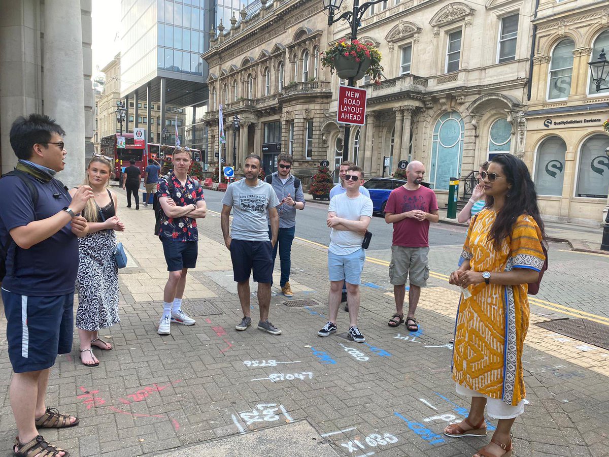 ffchamber's tweet photo. After a year and half of running 50 online events for our young professionals, it felt amazing to see some of our members IRL last night at our walking tour of the ‘new’ #Birmingham event. So great to see everyone! 🙌 #FFEvents21 https://t.co/kUmMF2dzCP
