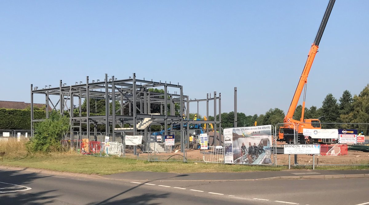 keyconstruct's tweet photo. We are delighted to have been awarded the new Shawbirch Medical Centre near Telford. Progress has been good so far, and the steel frame of the building is already about halfway along!
#ShawbirchMedicalCentre #LoveConstruction https://t.co/t3OBQnPoe0